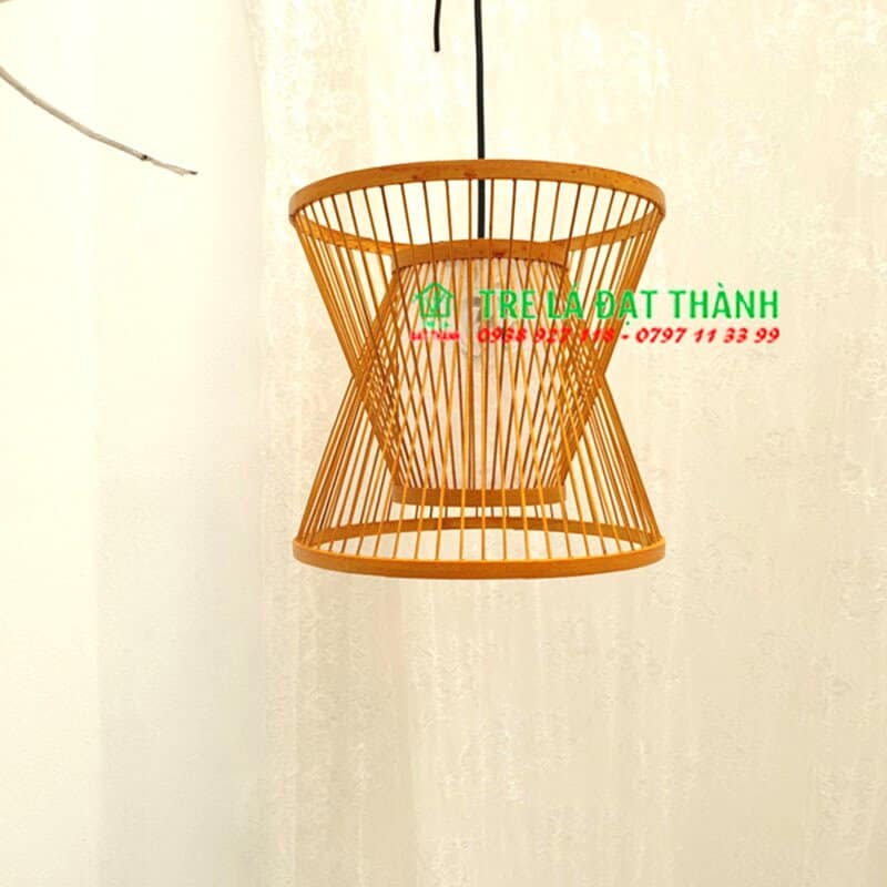 Chụp Đèn Xô Xéo Bằng Tre - DMT014